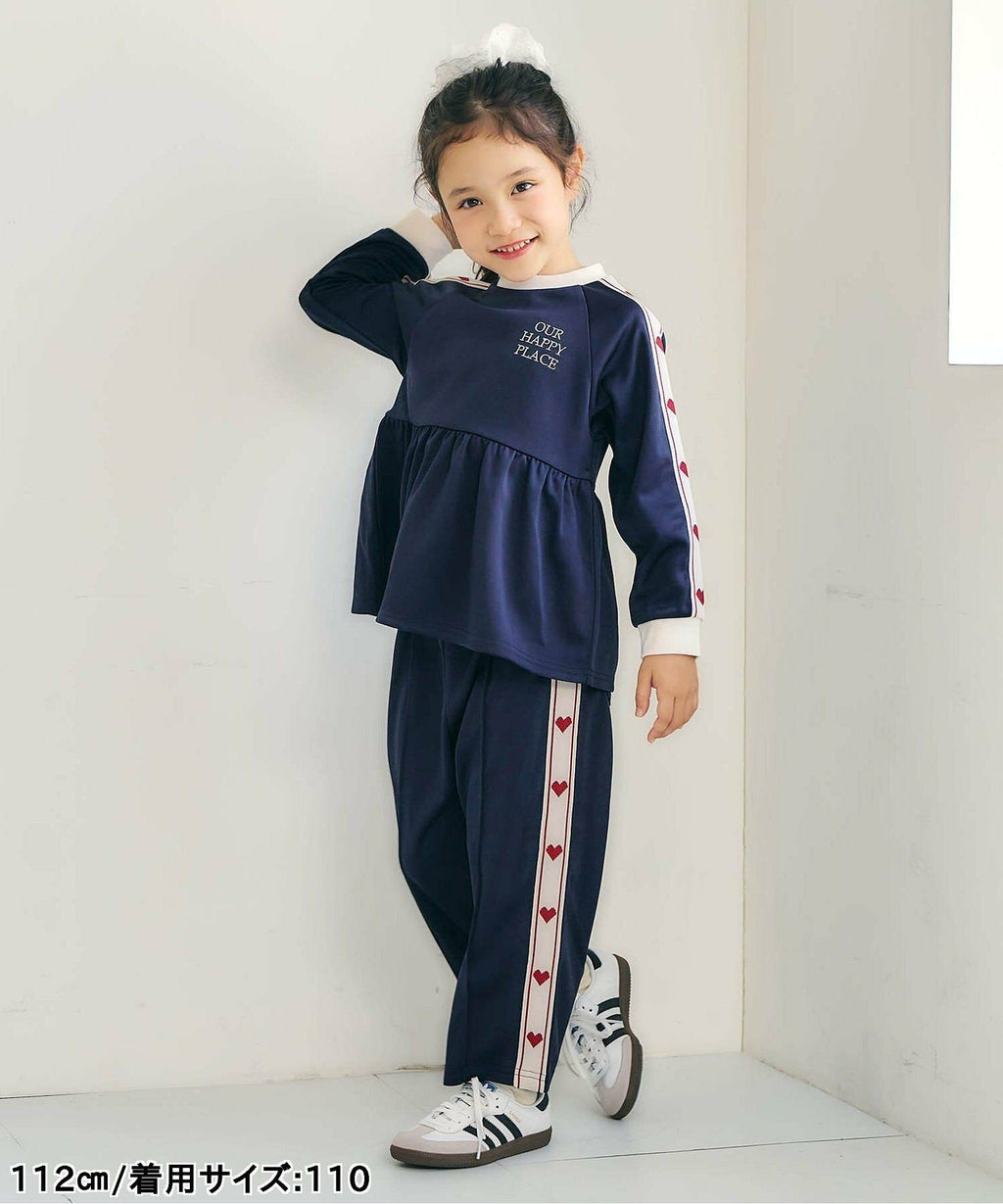 아프레 레 쿠르 바지 일본 apres les cours 하트 사이드 라인 팬츠 3컬러