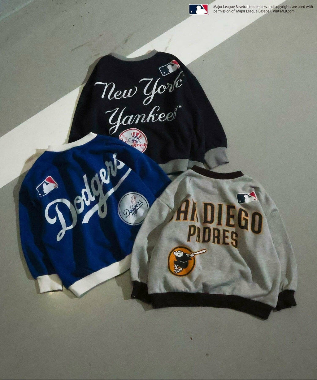브리즈 긴팔 일본 BREEZE 아동복 MLB 엠엘비 맨투맨 티셔츠 3컬러