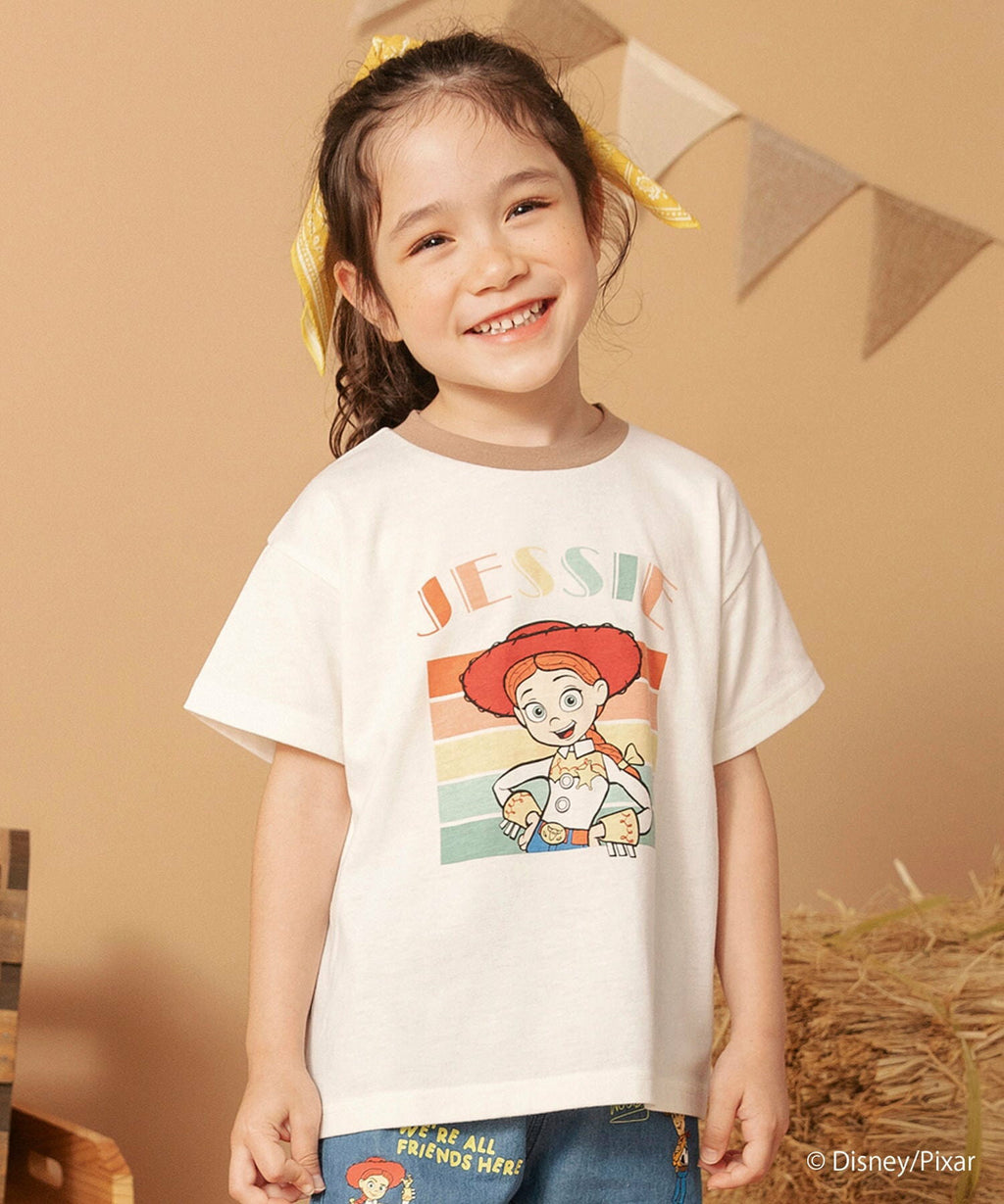 Áo thun in họa tiết 7 màu Branshes Petit Pas Assort Nhật Bản tay ngắn