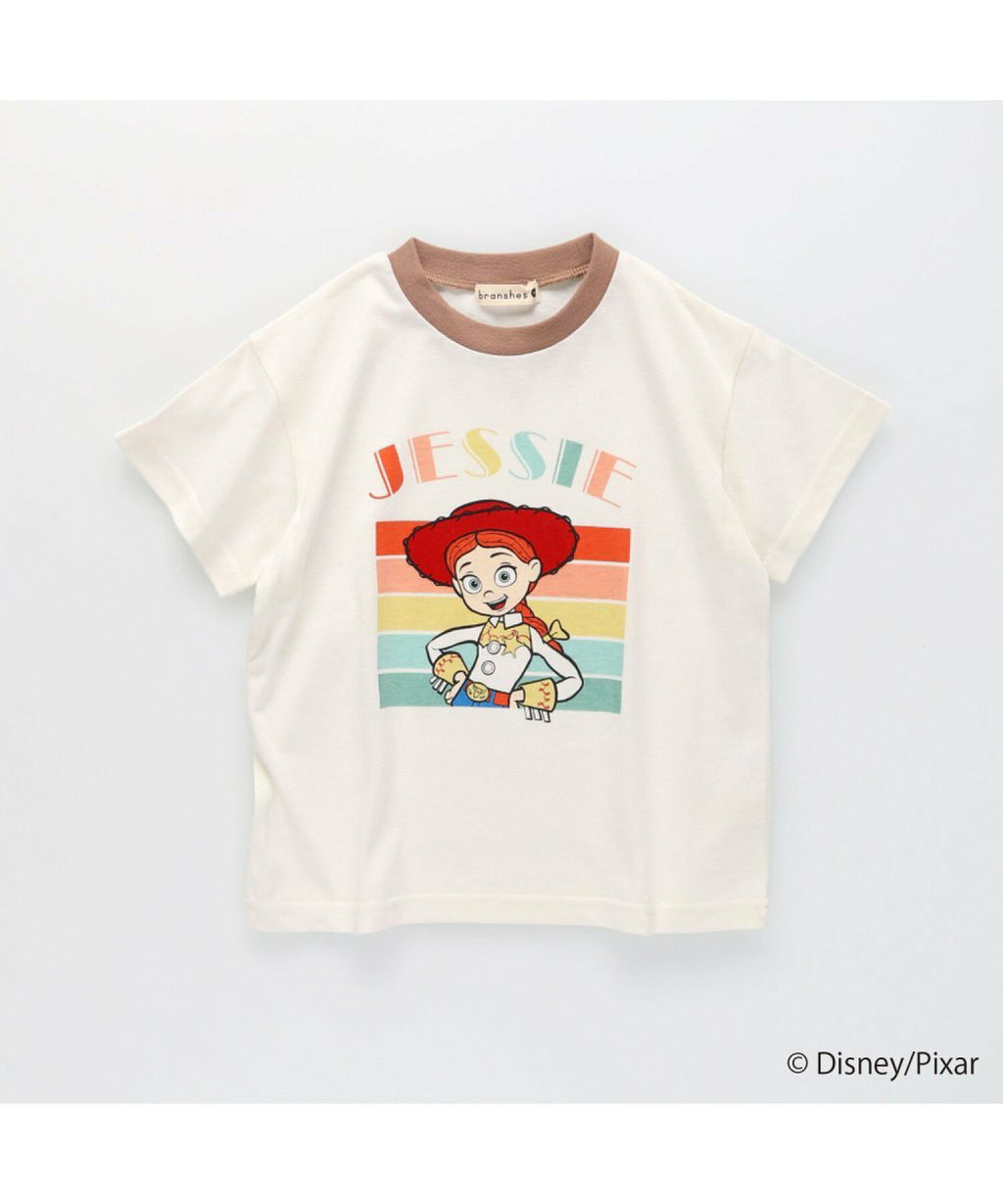 Áo thun in họa tiết 7 màu Branshes Petit Pas Assort Nhật Bản tay ngắn
