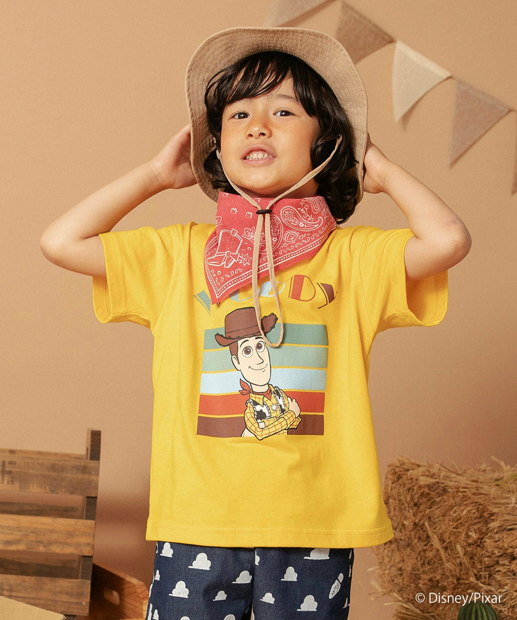 Áo thun in họa tiết 7 màu Branshes Petit Pas Assort Nhật Bản tay ngắn