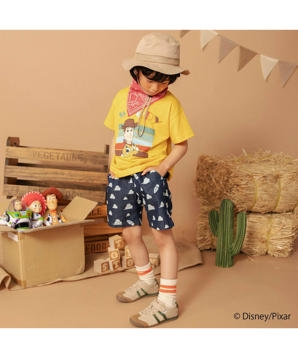 Áo thun in họa tiết 7 màu Branshes Petit Pas Assort Nhật Bản tay ngắn