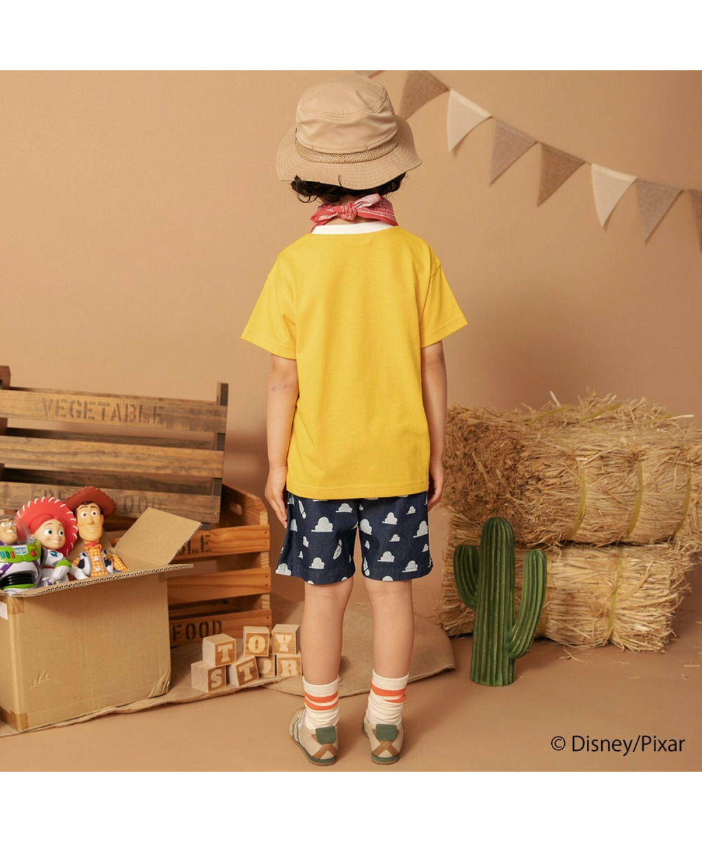 Áo thun in họa tiết 7 màu Branshes Petit Pas Assort Nhật Bản tay ngắn