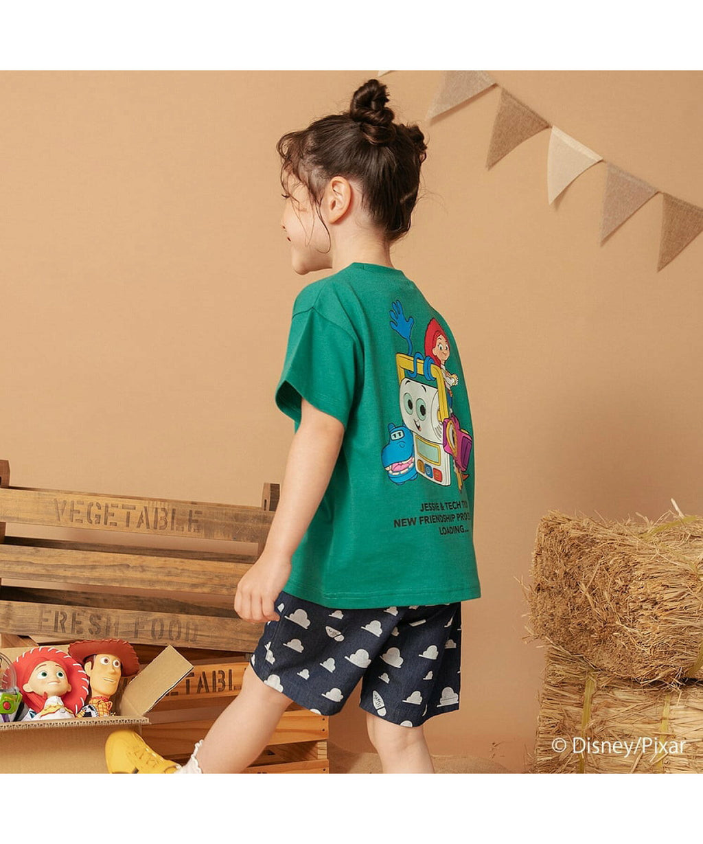 Áo thun in họa tiết 7 màu Branshes Petit Pas Assort Nhật Bản tay ngắn