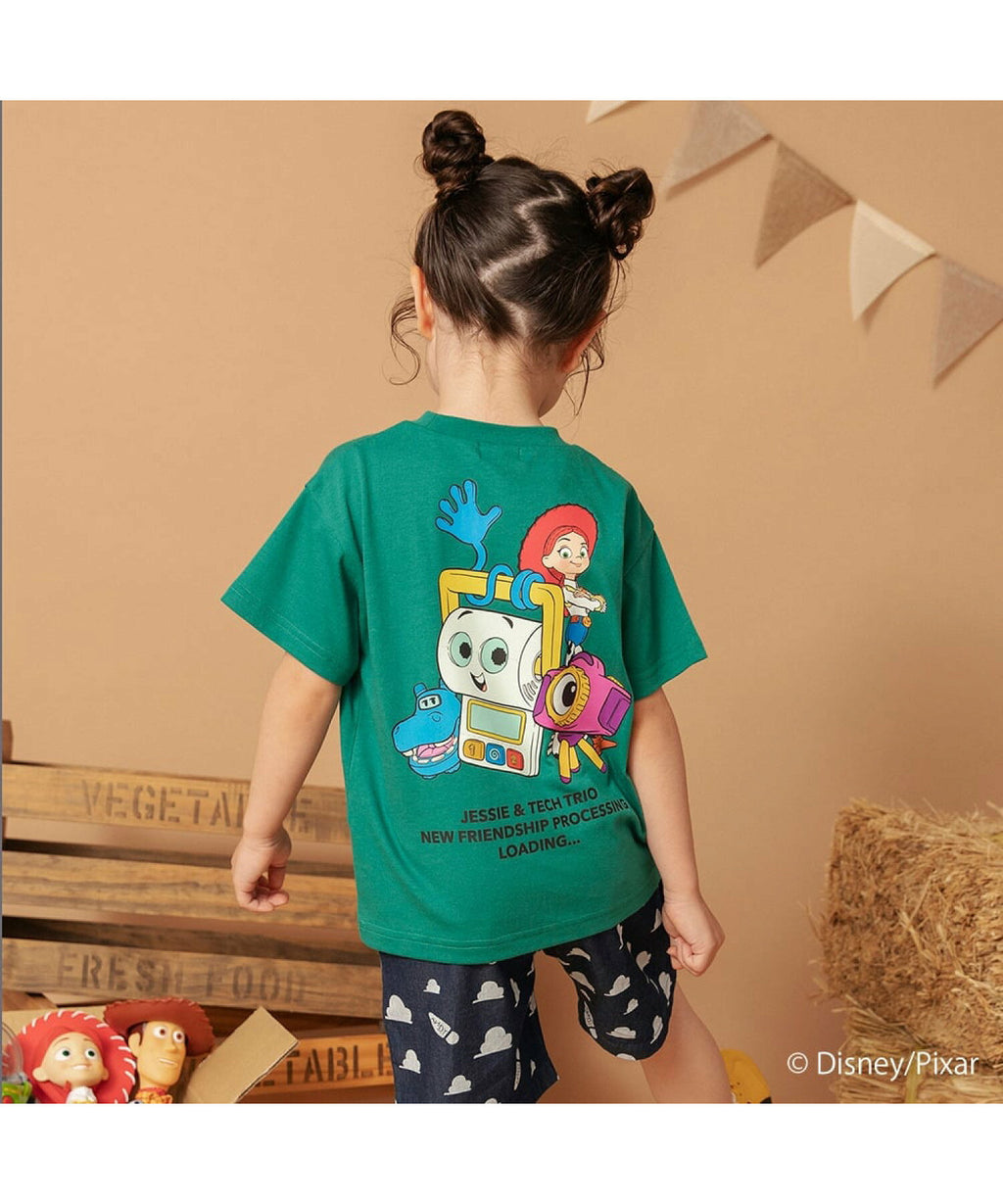 Áo thun in họa tiết 7 màu Branshes Petit Pas Assort Nhật Bản tay ngắn