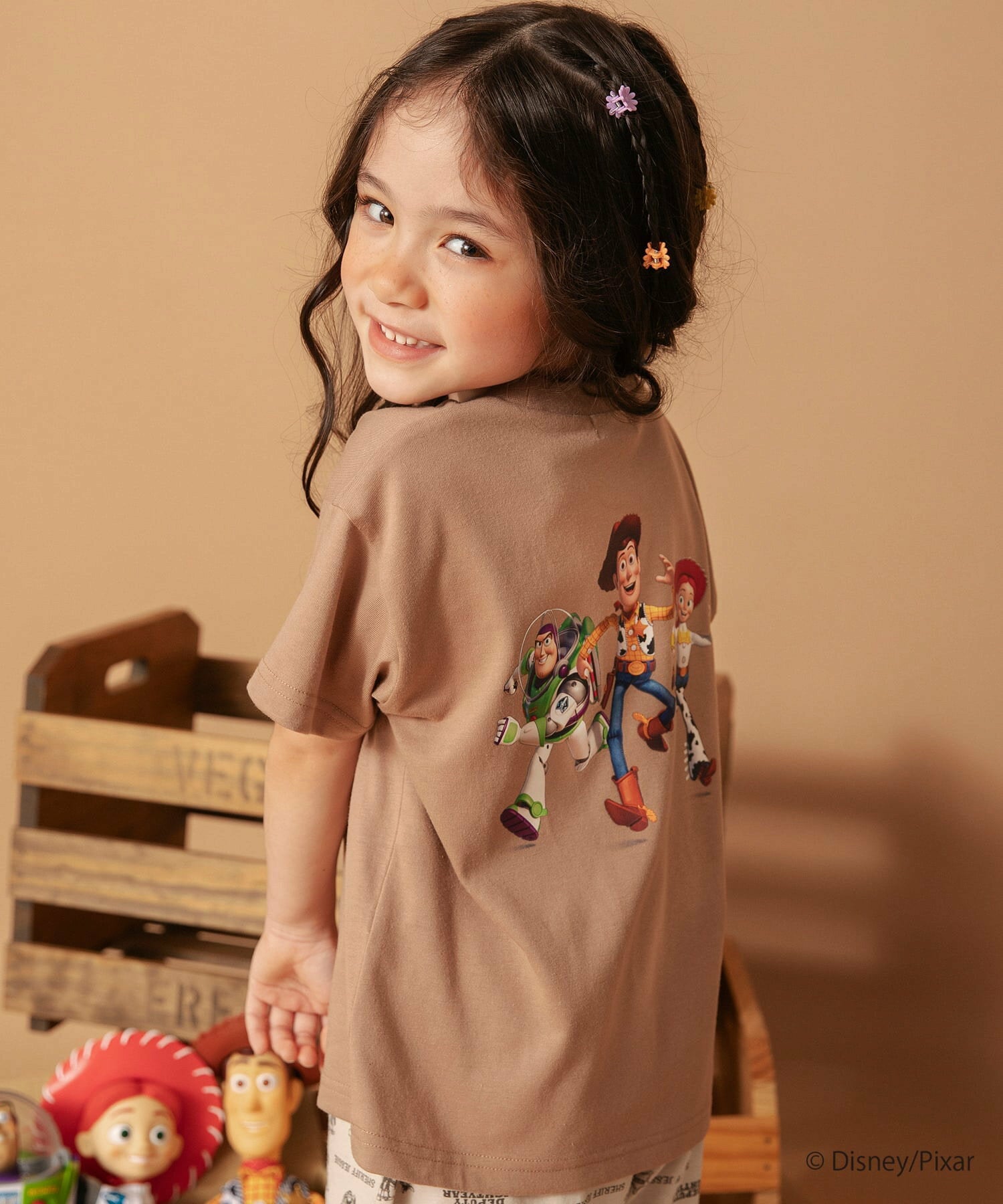 Áo thun in họa tiết 7 màu Branshes Petit Pas Assort Nhật Bản tay ngắn
