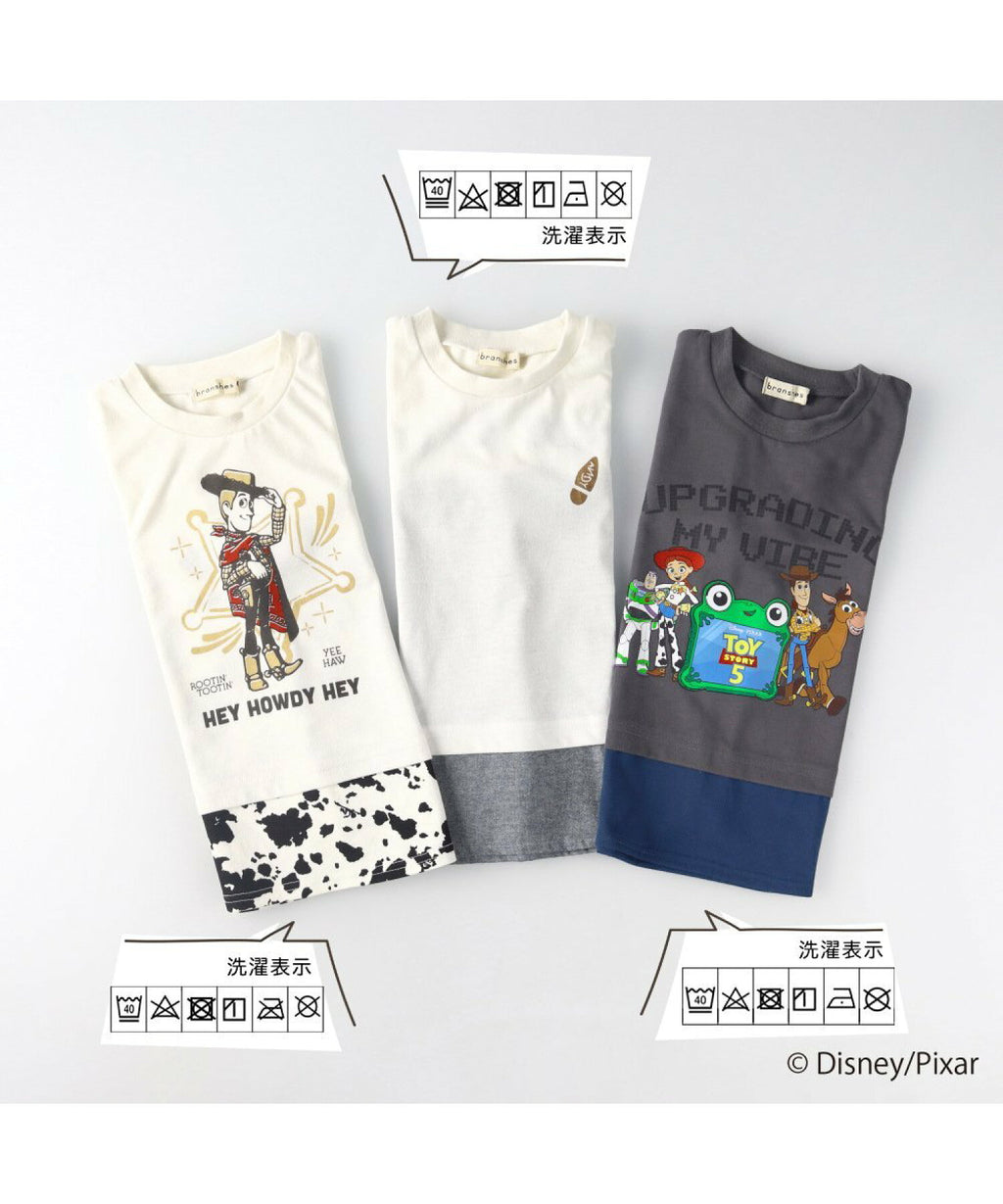 Áo thun in họa tiết 7 màu Branshes Petit Pas Assort Nhật Bản tay ngắn