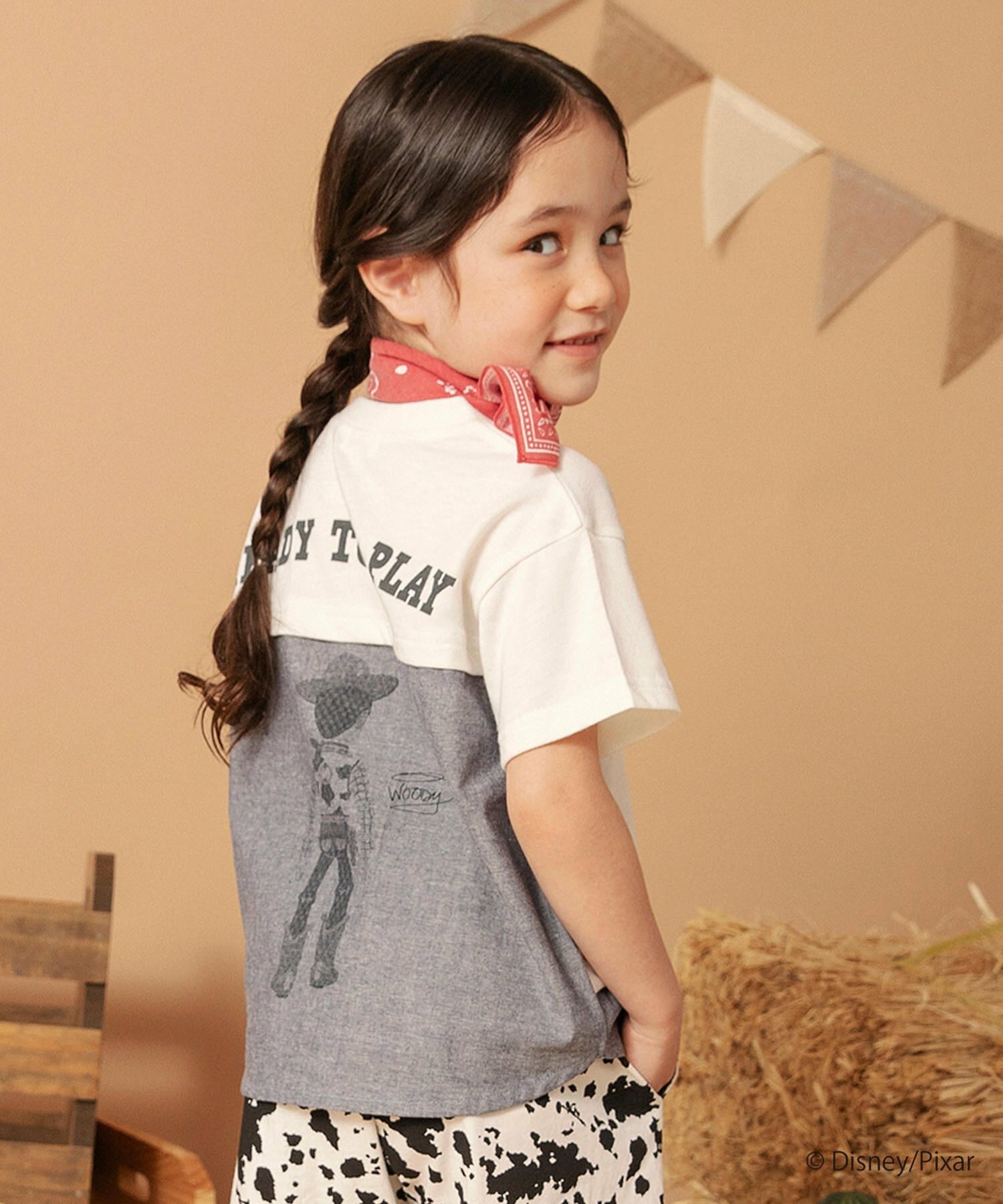 Áo thun in họa tiết 7 màu Branshes Petit Pas Assort Nhật Bản tay ngắn