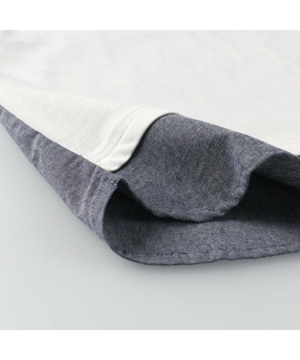 Áo thun in họa tiết 7 màu Branshes Petit Pas Assort Nhật Bản tay ngắn