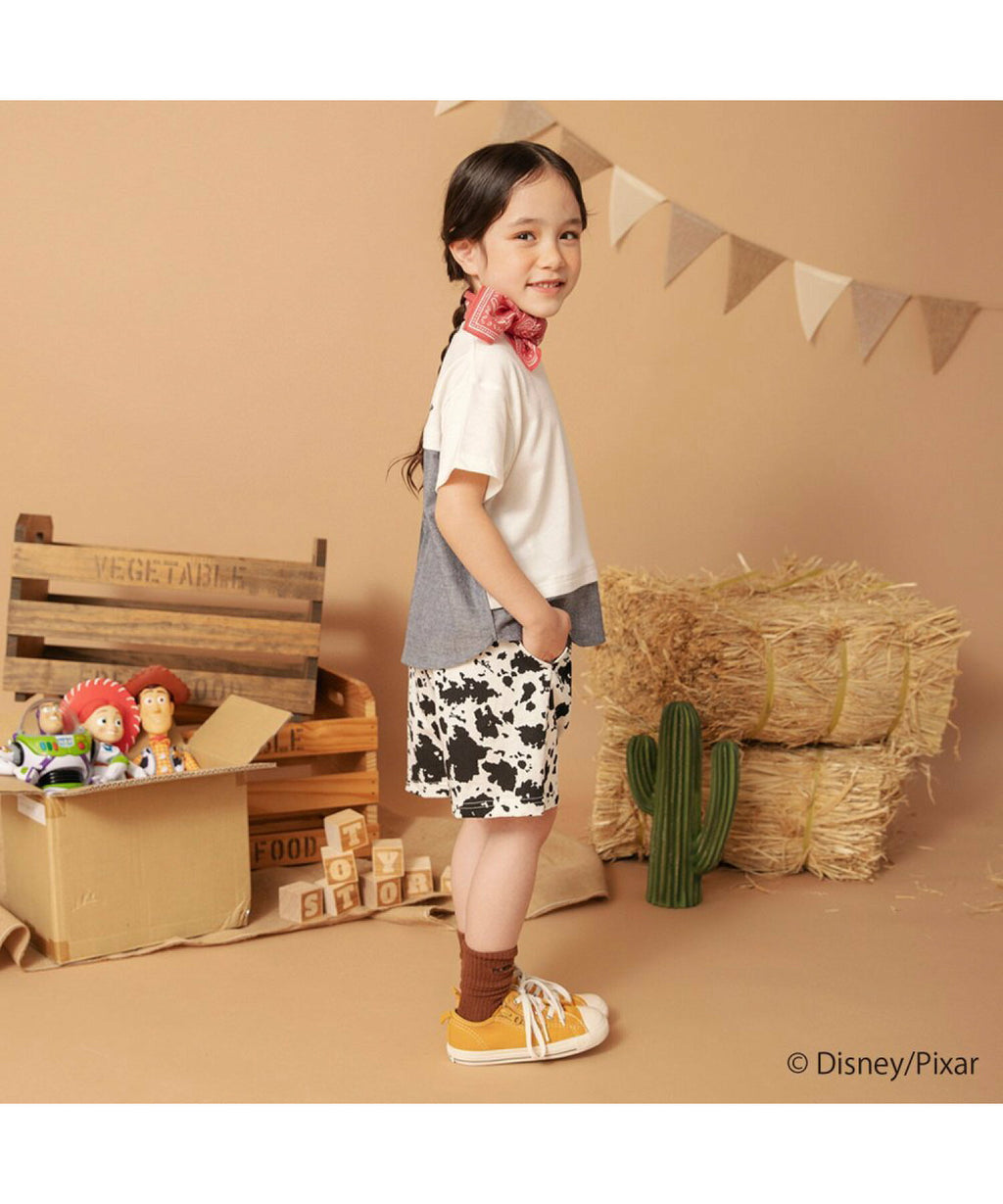 Áo thun in họa tiết 7 màu Branshes Petit Pas Assort Nhật Bản tay ngắn