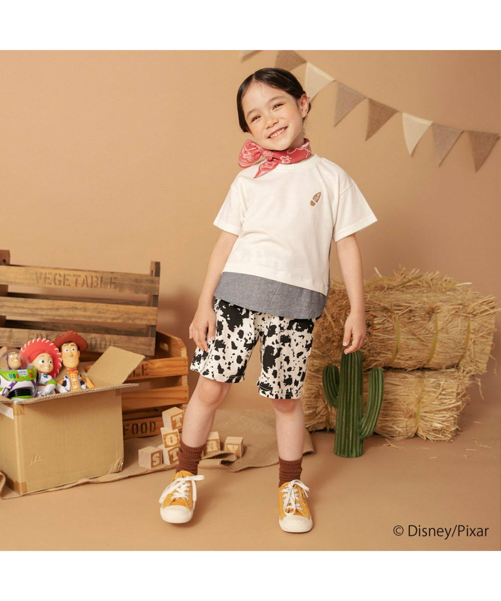 Áo thun in họa tiết 7 màu Branshes Petit Pas Assort Nhật Bản tay ngắn