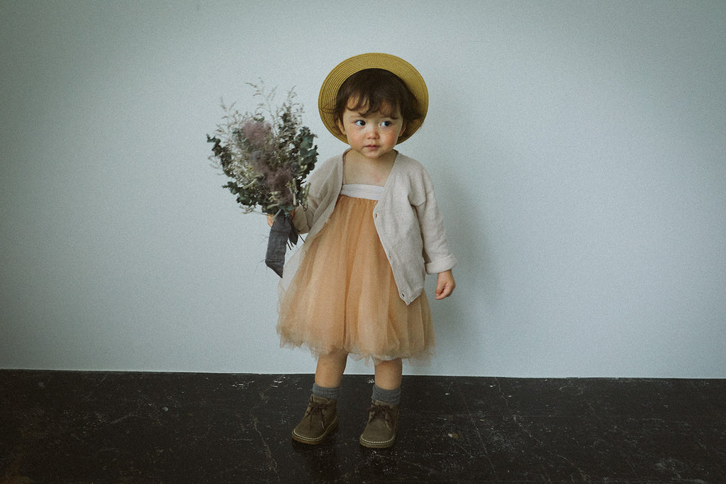 마르마르 키즈 아기 원피스 일본 유아 치마 츄츄스커트 리본 peony