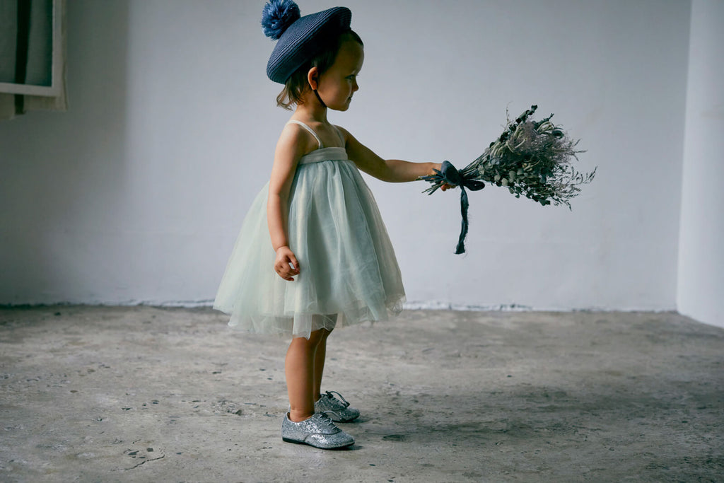 마르마르 키즈 아기 원피스 일본 유아 치마 츄츄스커트 리본 sage