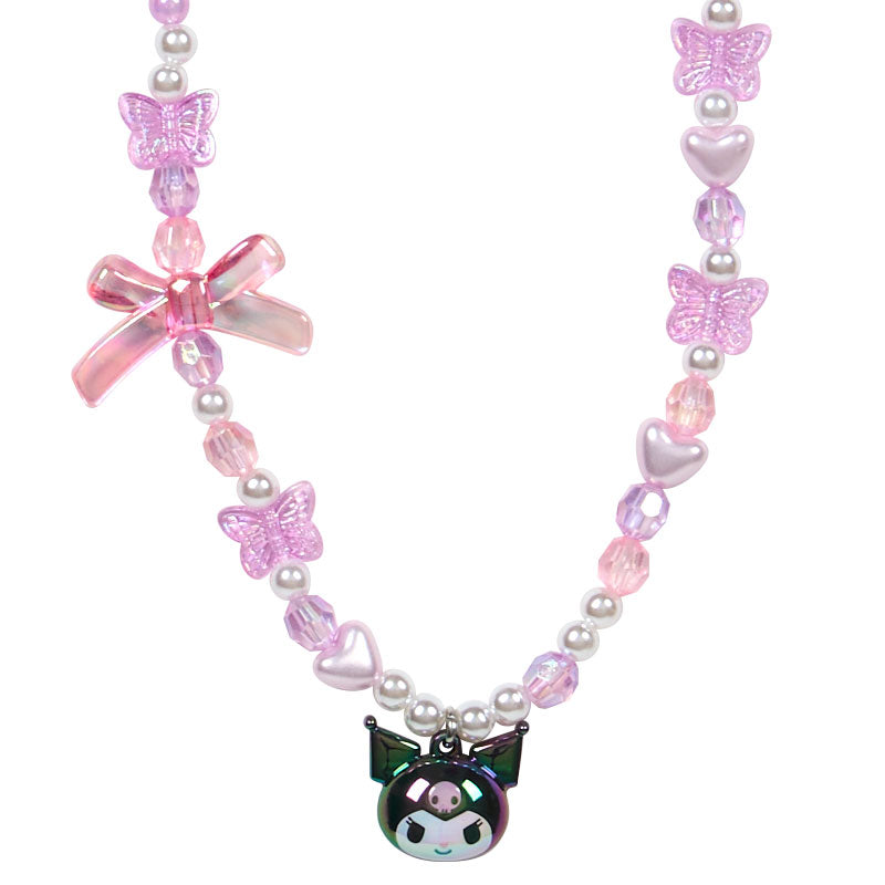 산리오 목걸이 일본 SANRIO 나 리본 하트 캐릭터즈 3컬러